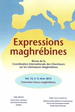 Expressions maghrébines, vol. 12, nº 2, hiver 2013
