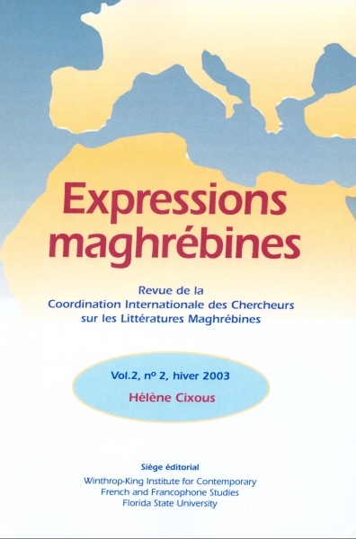 Expressions maghrébines, vol. 2, nº 2, hiver 2003