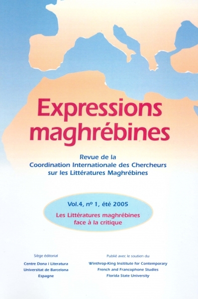 Expressions maghrébines, vol. 4, nº 1, été 2005