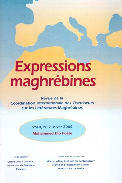 Expressions maghrébines, vol. 4, nº 2, hiver 2005