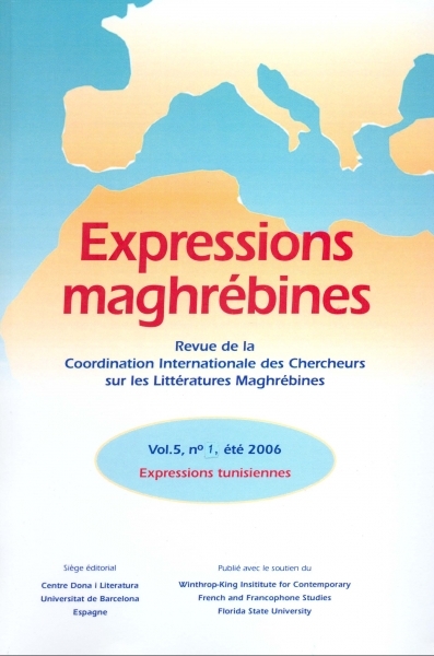 Expressions maghrébines, vol. 5, nº 1, été 2006
