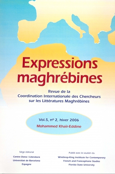 Expressions maghrébines, vol. 5, nº 2, hiver 2006