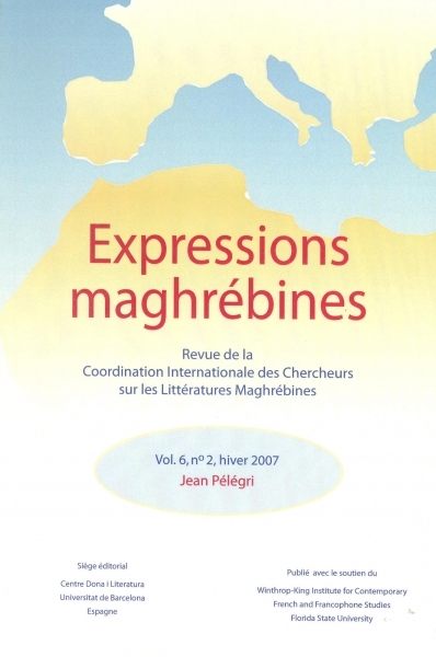 Expressions maghrébines, vol. 6, nº 2, hiver 2007