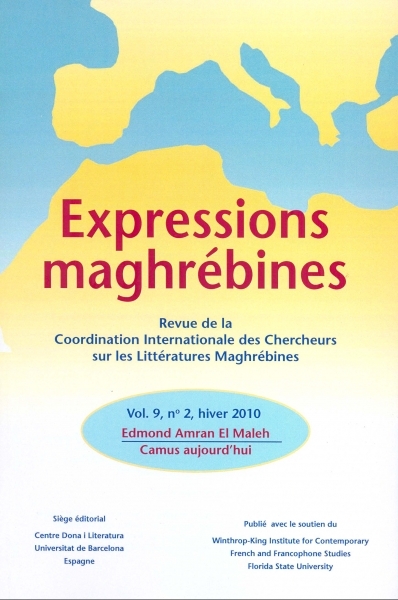 Expressions maghrébines, vol. 9, nº 2, hiver 2010